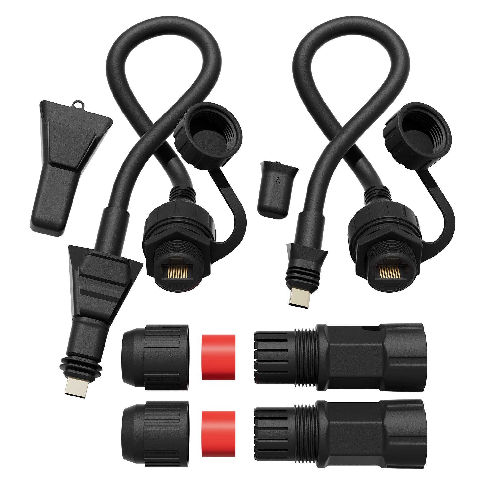 Starlink Flat High Performance SPX to RJ45 Ethernet Adapter, Waterproof | DAIERTEK