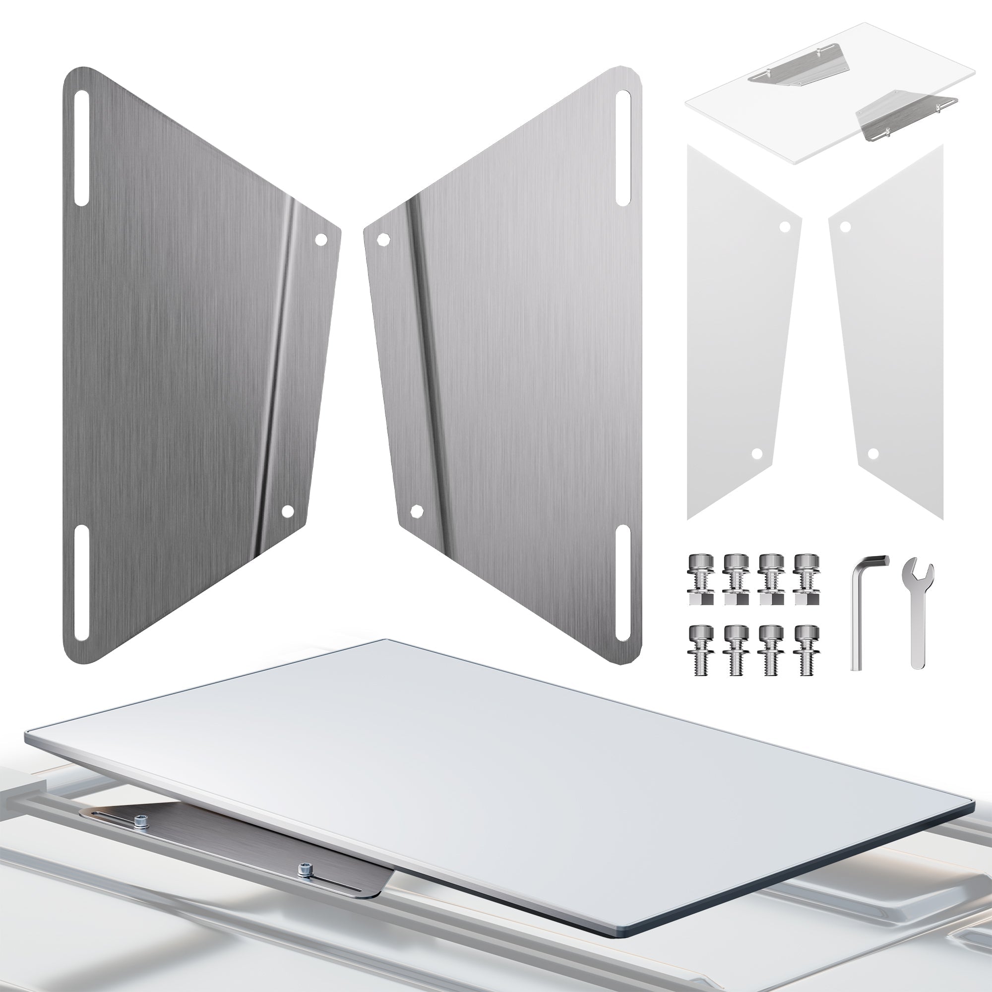 Starlink Flat High Performance Roof Rack Mount, Stainless Steel Bracket | DAIERTEK