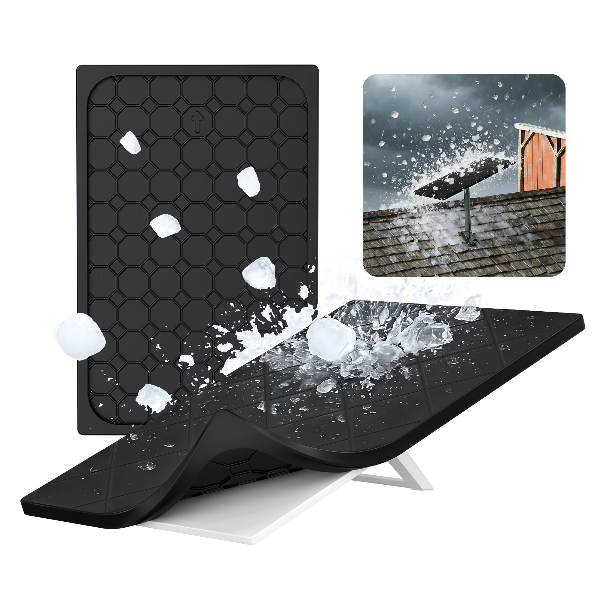 Starlink Gen 3 Cover as Full-Front Impact Shield Against Hail, Accidental Drops, and Scratches.